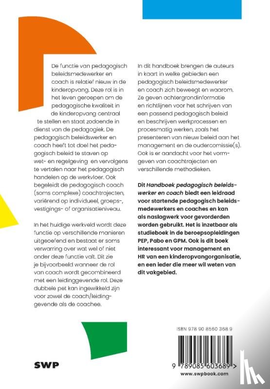 Eijgenraam, Loïs, O'Carroll-van Stokkem, Merel - Handboek pedagogisch beleidswerker en coach