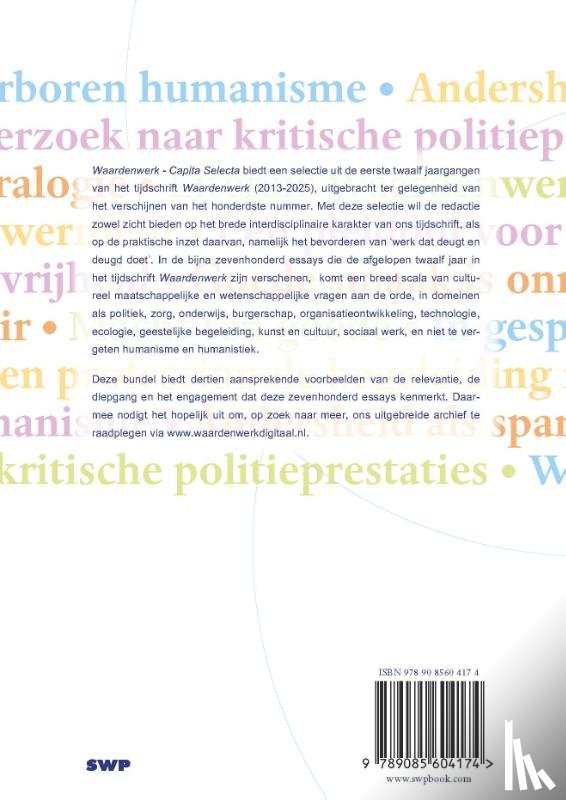  - Waardenwerk - Capita Selecta