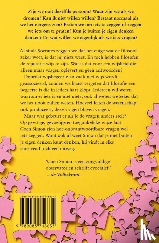 Simon, Coen - Kun je buiten je eigen denken denken?