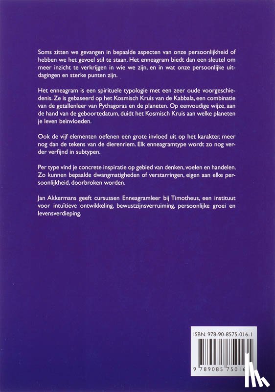 Akkermans, Jan - Het enneagram, de oorspronkelijke typologie