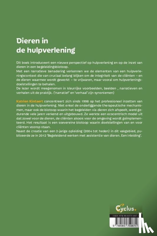 Kintaert, Katrien - Dieren in de hulpverlening