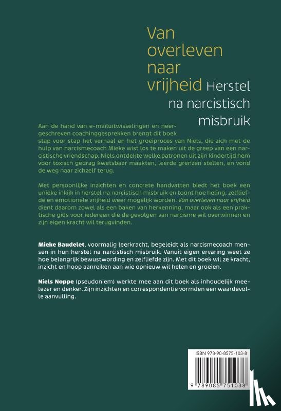 Baudelet, Mieke, Noppe, Niels - Van overleven naar vrijheid