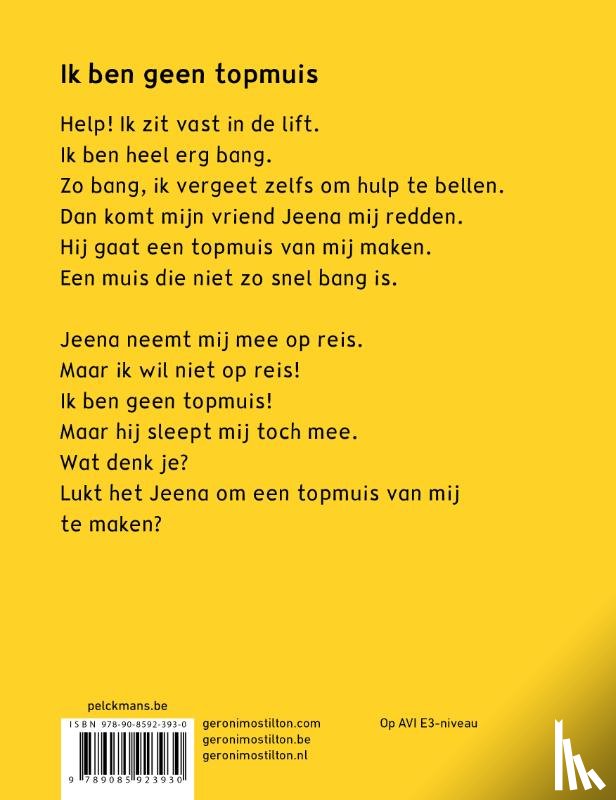 Stilton, Geronimo - Makkelijk lezen - Ik ben geen topmuis