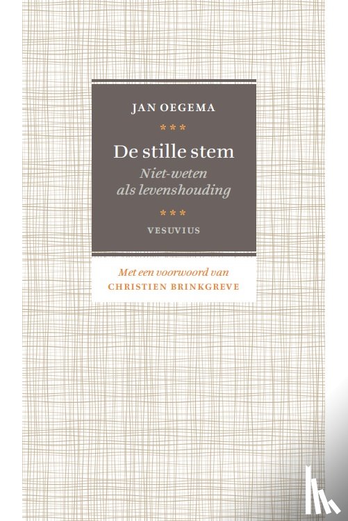 Oegema, Jan - De stille stem