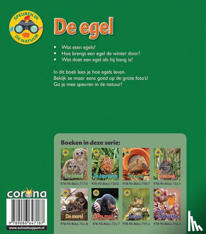  - De egel, Speuren in de natuur