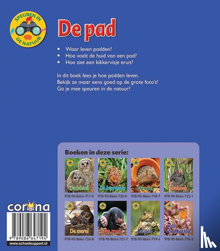  - De pad, Speuren in de natuur