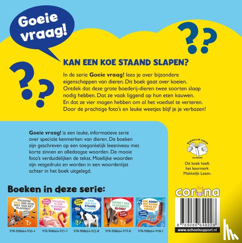 Dickmann, Nancy - Kan een koe staand slapen?