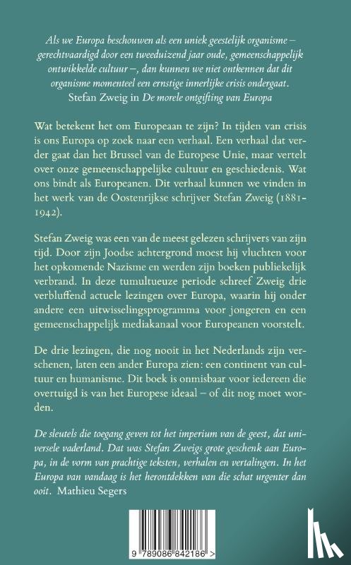 Zweig, Stefan - Aan de Europeanen van vandaag en morgen