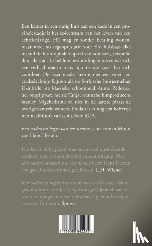 Heesen, Hans - Een naderend begin van iets nieuws