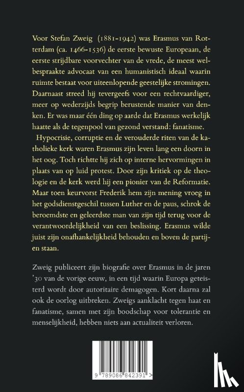 Zweig, Stefan - Triomf en tragiek van Erasmus van Rotterdam