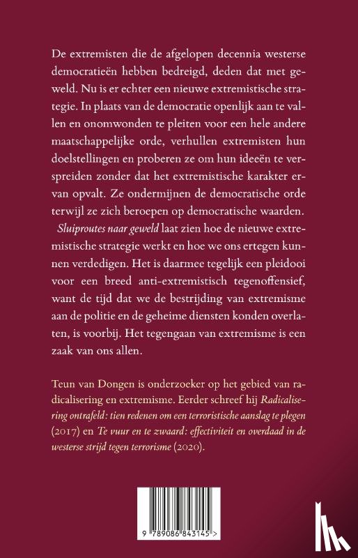 Dongen, Teun van - Sluiproutes naar geweld