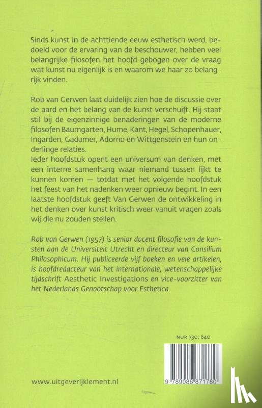 Gerwen, Rob van - Moderne filosofen over kunst