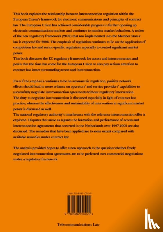 Gijrath, Serge - Interconnection Regulation and Contract law