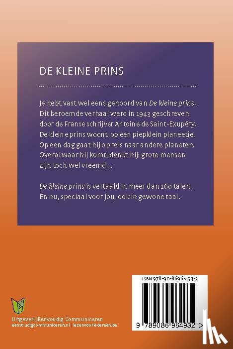 Saint-Exupéry, Antoine de - De kleine prins