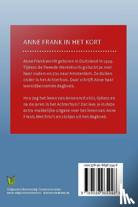 Hoefnagel, Marian - Anne Frank in het kort