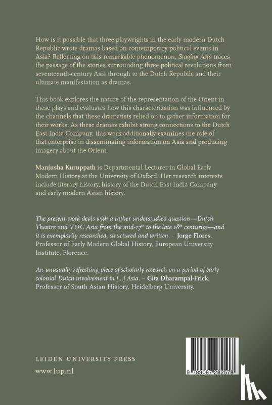 Kuruppath, Manjusha - Staging asia