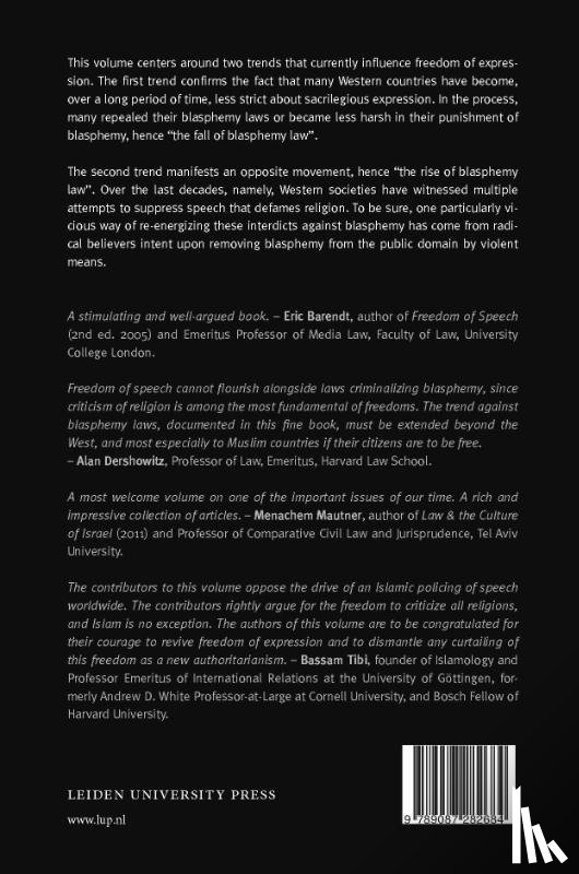  - The fall and rise of blasphemy law