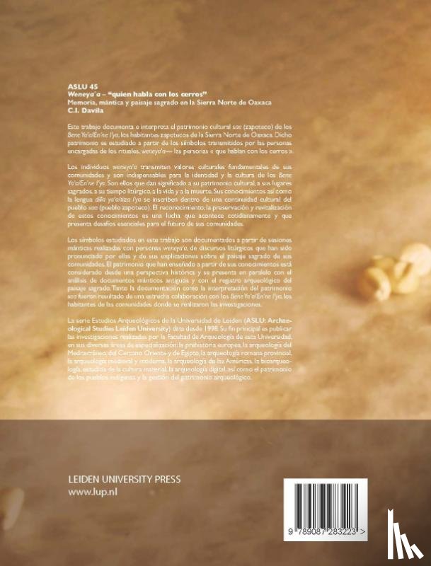 Davila, Caroll - Weneya'a - "quien habla con los cerros"