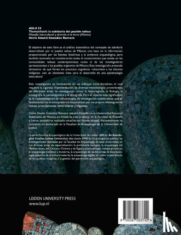 González Romero, Osiris Sinuhé - Tlamatiliztli: la sabiduria del pueblo nahua