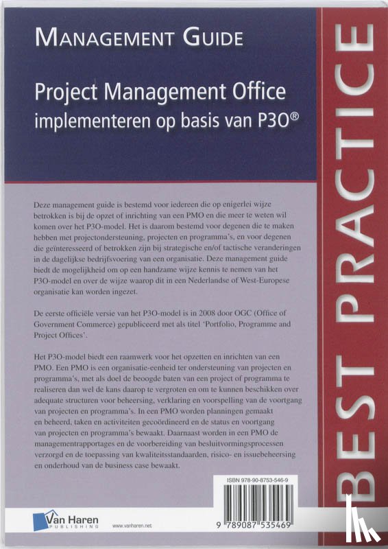 Donselaar, Jan Willem, Klaucke, Tjalling - Project Management office implementeren op basis van P30