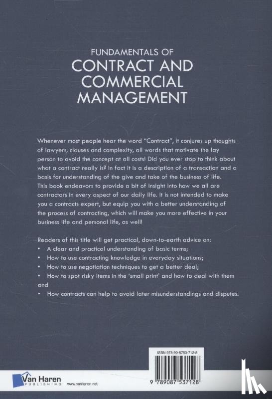 - Fundamentals of contract and commercial management