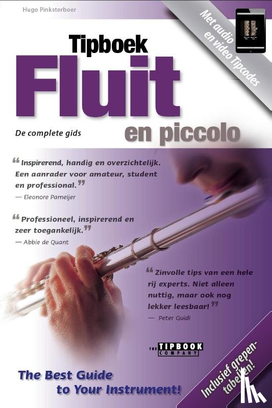 Pinksterboer, Hugo - Tipboek fluit en piccolo