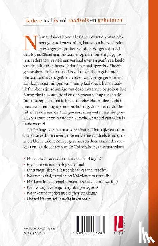 Peeters, Alla, Sleeman, Petra - Taalmysteries