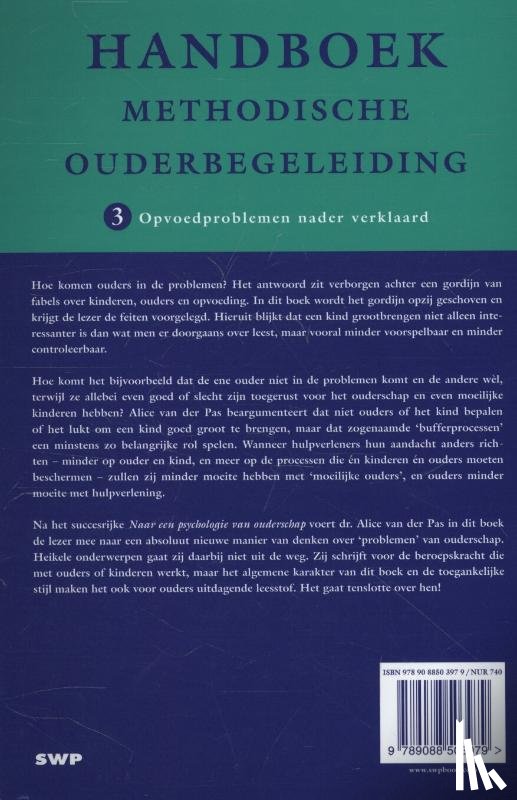 Pas, Alice van der - Opvoedproblemen nader verklaard