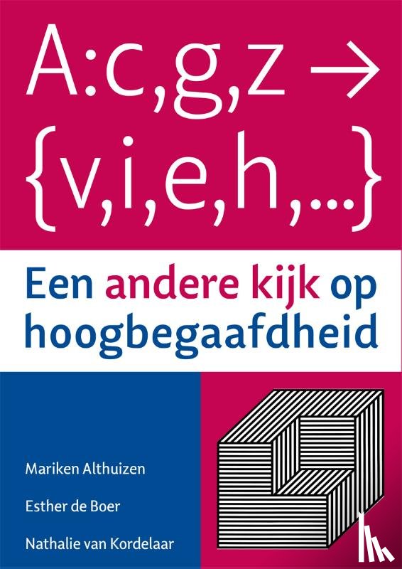 Althuizen, Mariken, Boer, Esther de, Kordelaar, Nathalie van - Een andere kijk op hoogbegaafdheid