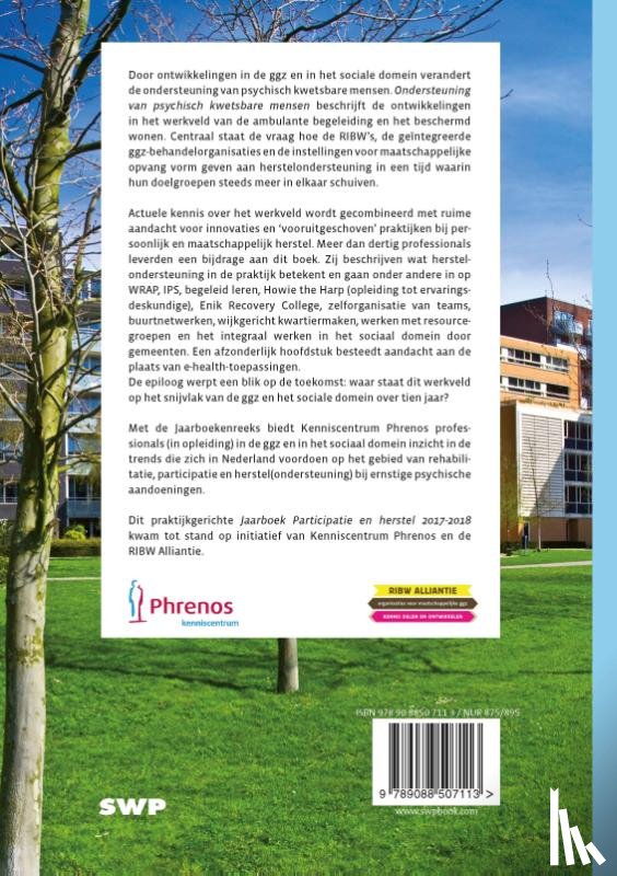  - Ondersteuning van psychisch kwetsbare mensen