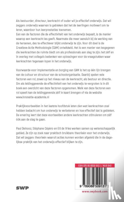 Delnooz, Paul, Cepero, Stephane, Vries, Eti de - Beter presteren op school