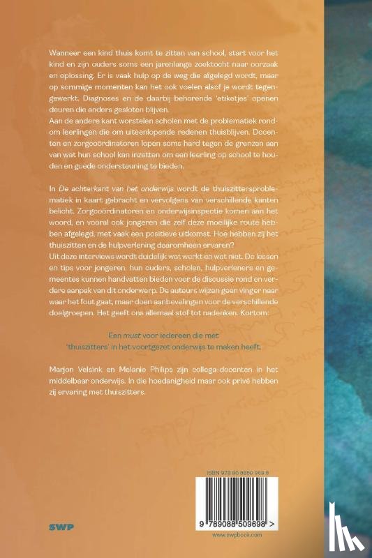 Velsink, Marjon, Philips, Melanie - De achterkant van het onderwijs
