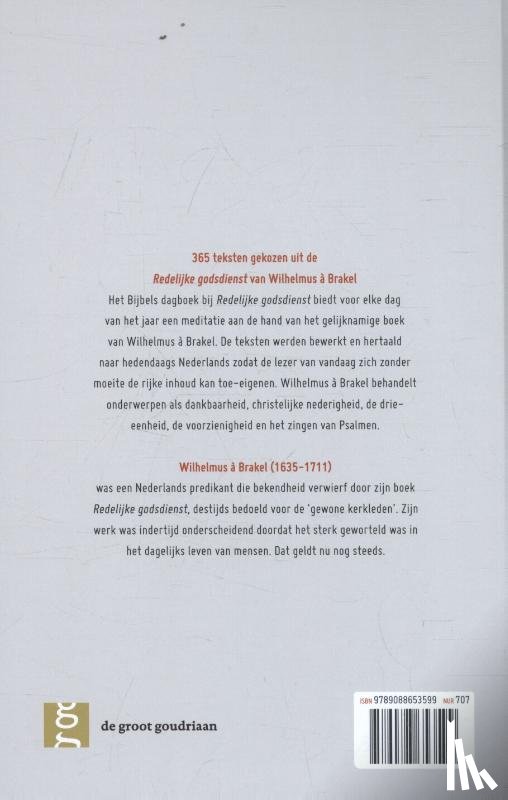 Brakel, Wilhelmus à - Redelijke godsdienst