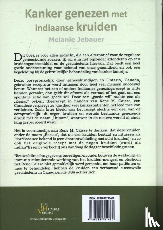 Jebauer, Melanie - Kanker genezen met Indiaanse kruiden