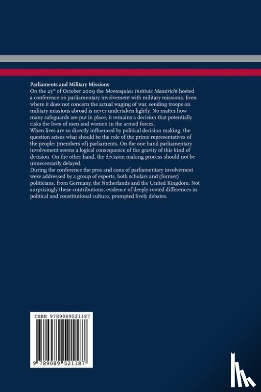  - Parliaments and Military Missions