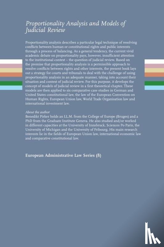 Pirker, Benedikt - Proportionality Analysis and Models of Judicial Review