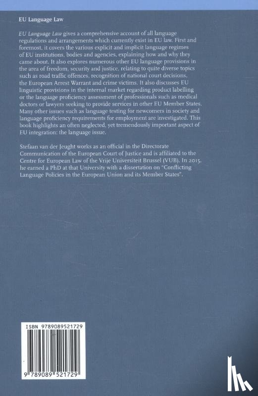 Jeught, Stefaan van der - EU Language Law