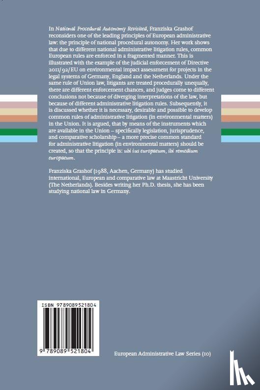 Grashof, Franziska - National procedural autonomy revisited