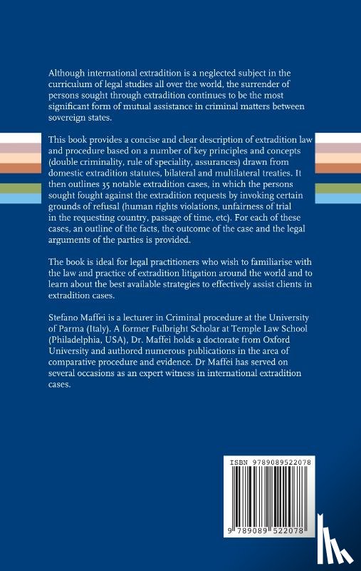 Maffei, Stefano - Extradition law and practice