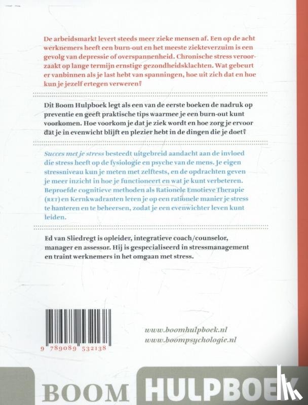 Sliedregt, Ed van - Succes met je stress