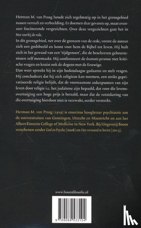Praag, Herman M. van - Net voorbij de rede