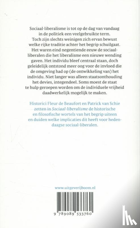 Beaufort, Fleur de, Schie, Patrick van - Sociaal-liberalisme