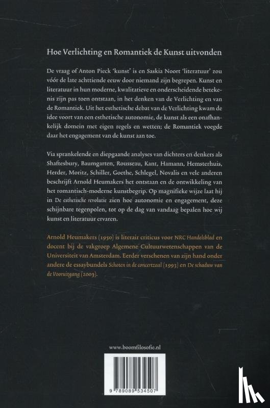 Heumakers, Arnold - De esthetische revolutie