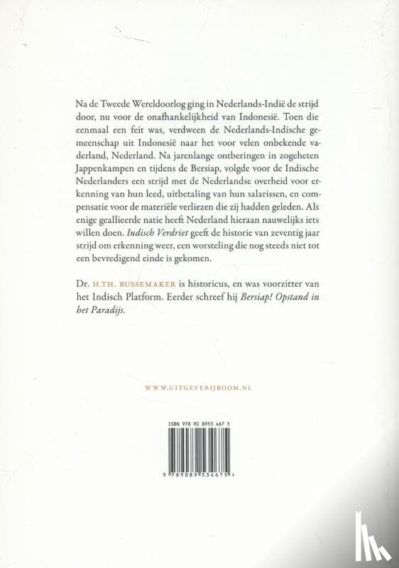 Bussemaker, H.TH. - Indisch verdriet