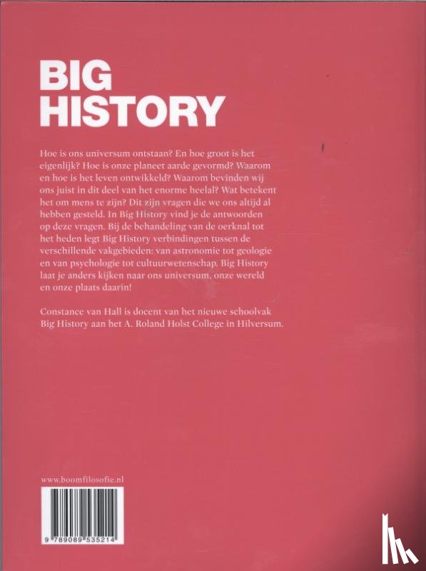Hall, Constance van - Big history