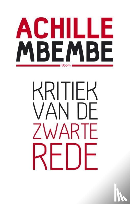 Mbembe, Achille - Kritiek van de zwarte rede