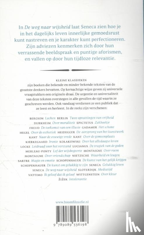 Seneca, Lucius Annaeus - De weg naar wijsheid
