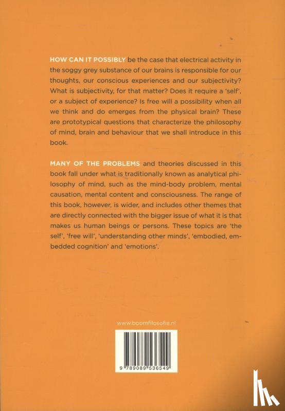 Slors, Marc, Bruin, Leon de, Strijbos, Derek - Philosophy of mind, brain and behaviour