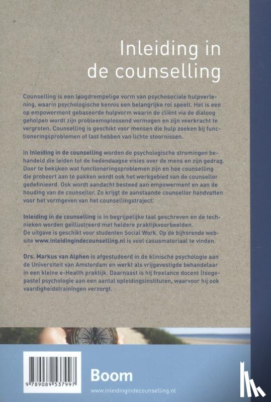 Alphen, Markus van - Inleiding in de counselling