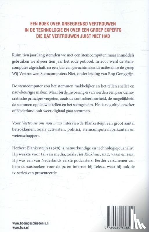 Blankesteijn, Herbert - Vertrouw ons nou maar